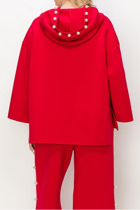 Pearl Embellished Leisure Suit