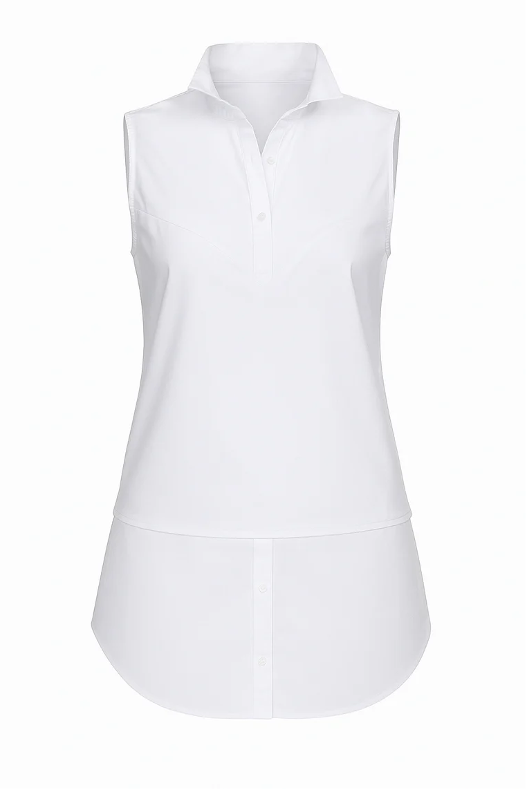The Tula Tail Tank -White