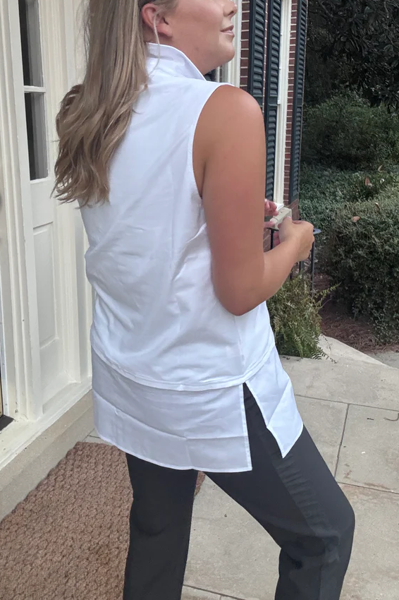 The Tula Tail Tank -White