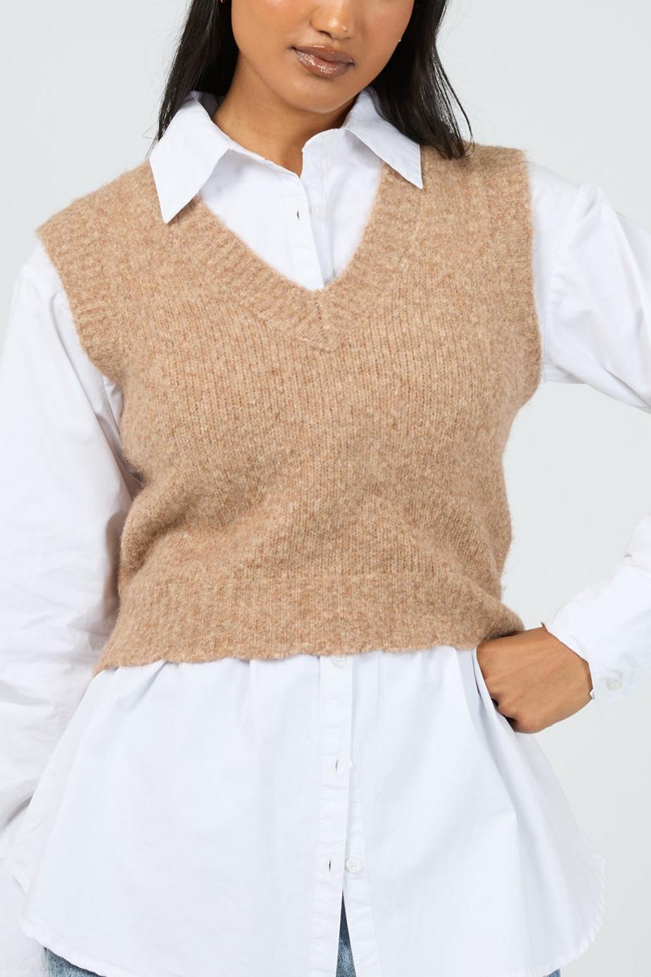 Knitted vest