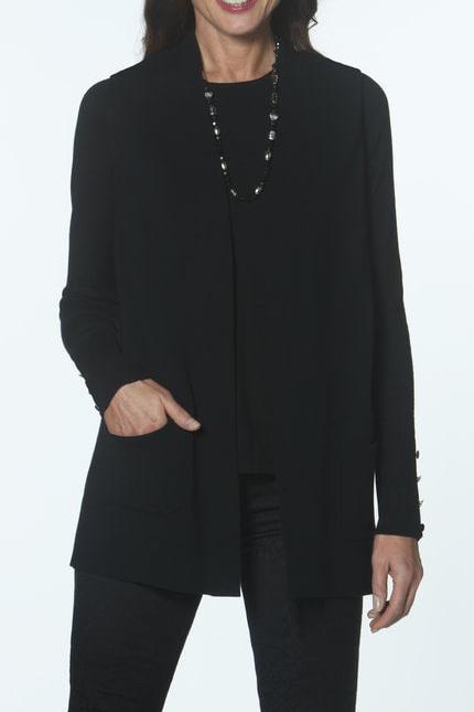 Cozy Mock Neck Cardigan Set