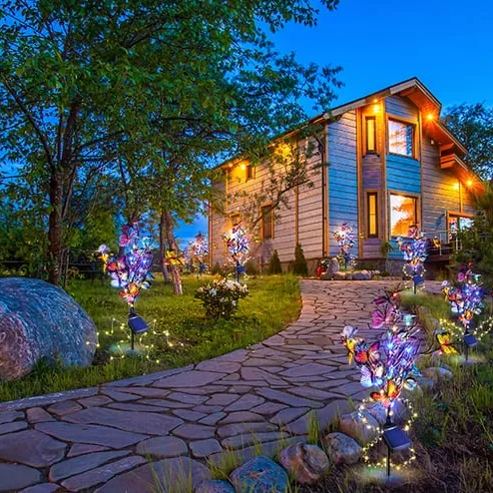 🦋💡Solar Outdoor Butterfly Lights