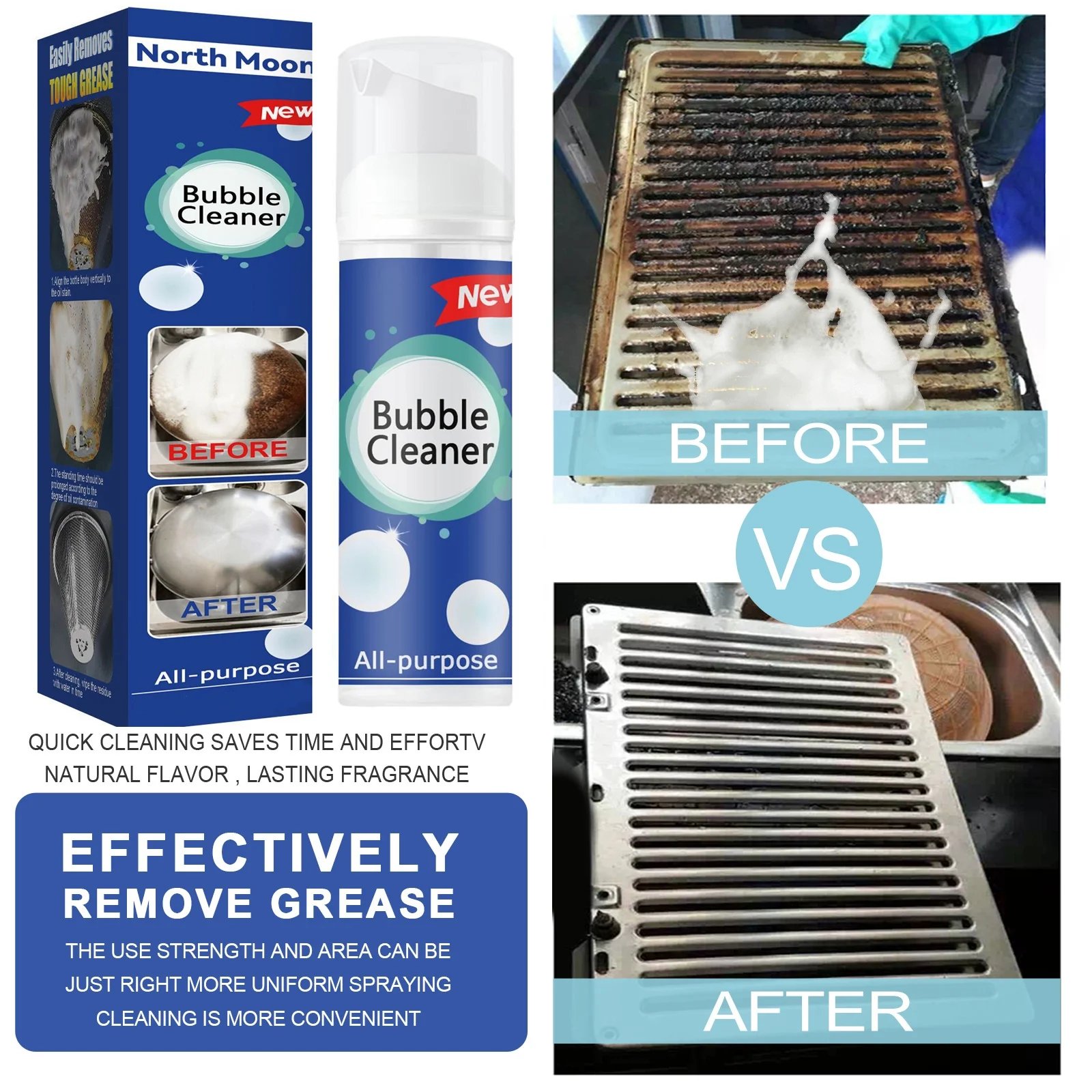 New Upgraded Home and Car Multifunctional Powerful Foam Cleaning Kit