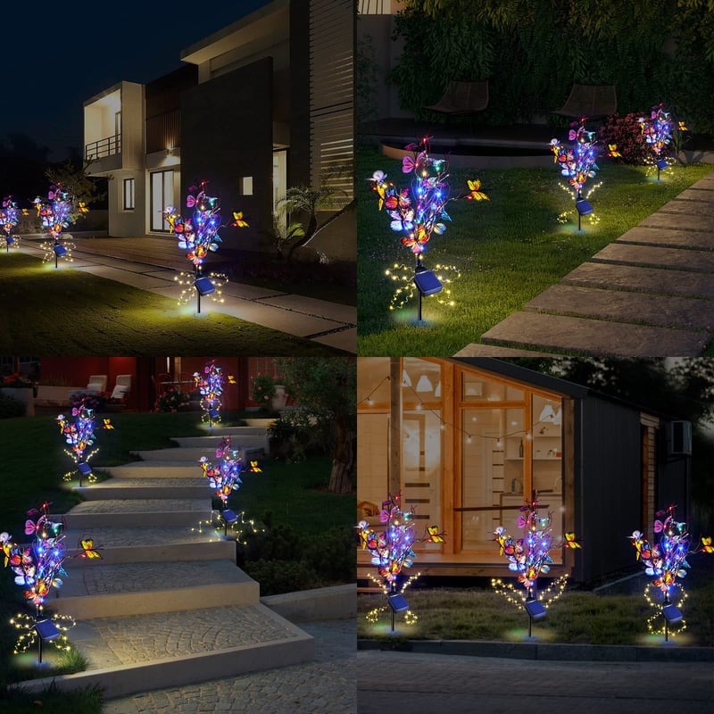 🦋💡Solar Outdoor Butterfly Lights
