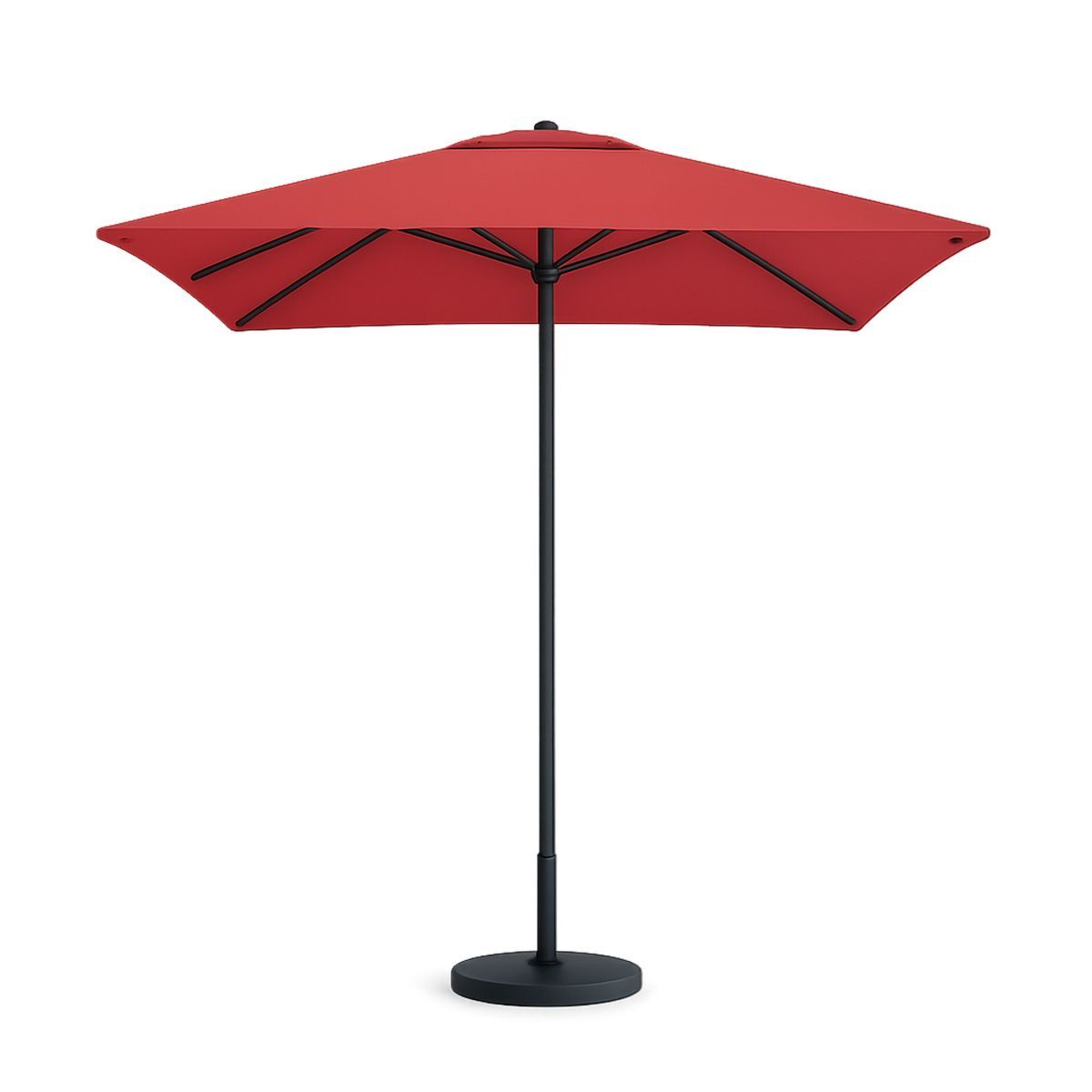 Outdoor Umbrella Polyester Canopy Steel Frame 270cm Red-Xaliveron