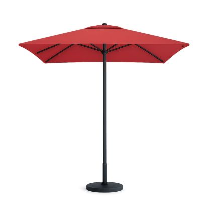 Outdoor Umbrella Polyester Canopy Steel Frame 270cm Red-Xaliveron