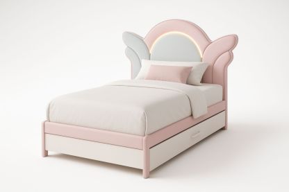 Lit enfant en bois et polyester avec LED 198x98x120 cm