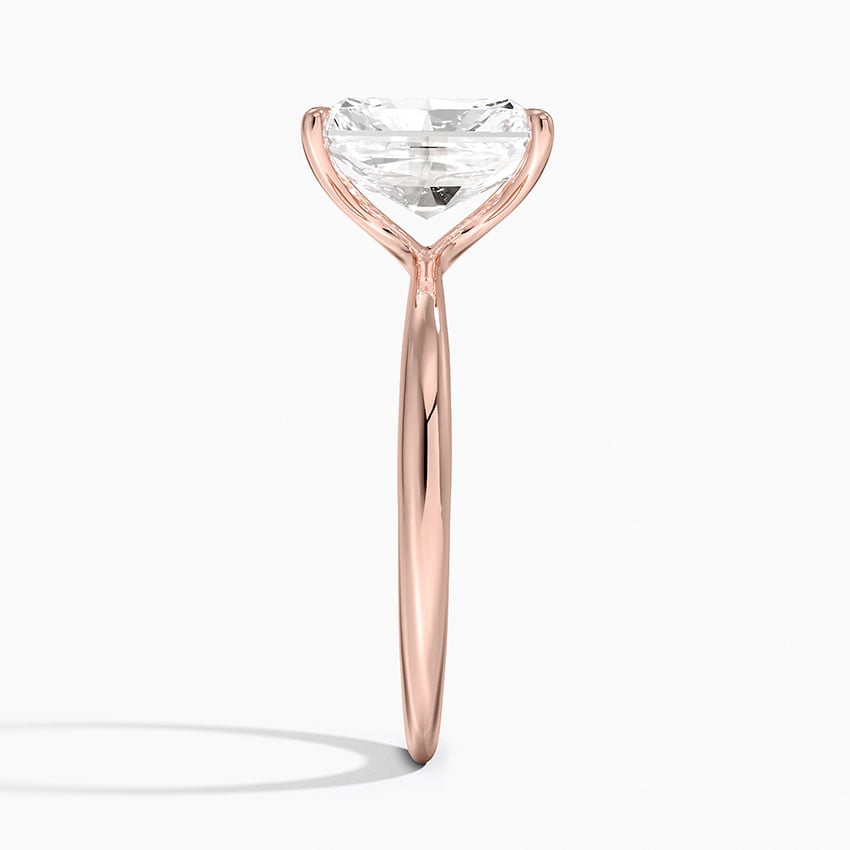 Radiate—Adorn Ring | Radiant-Cut Lab-Grown Diamond | Solitaire Diamonds Ring in 18K Rose Gold