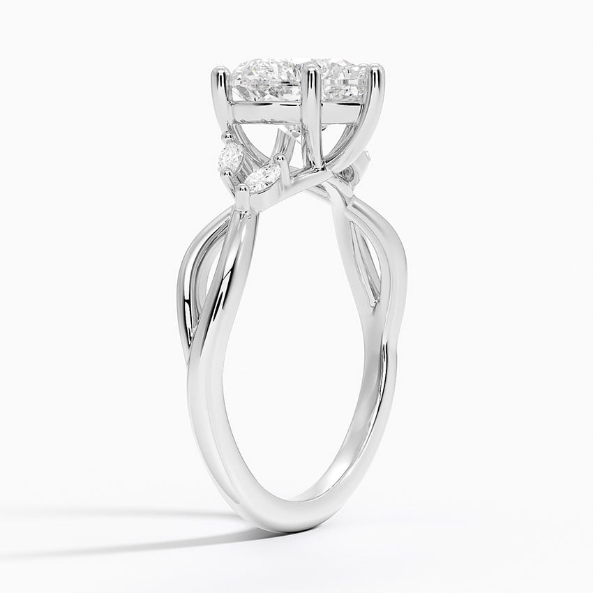 Bloom—Still Light Ring | Heart Diamond in Willow