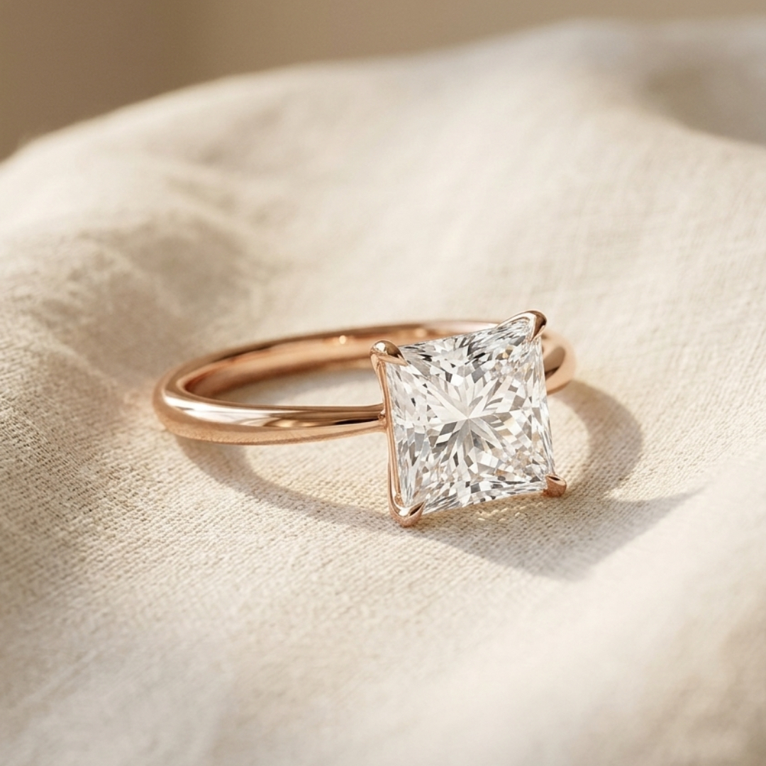 Radiate—Adorn Ring | Solitaire Princess Diamond