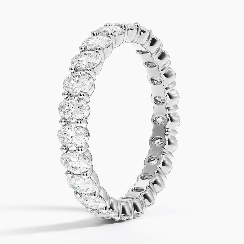 Milestone Band—Still Light Ring | Oval Diamond Eternity