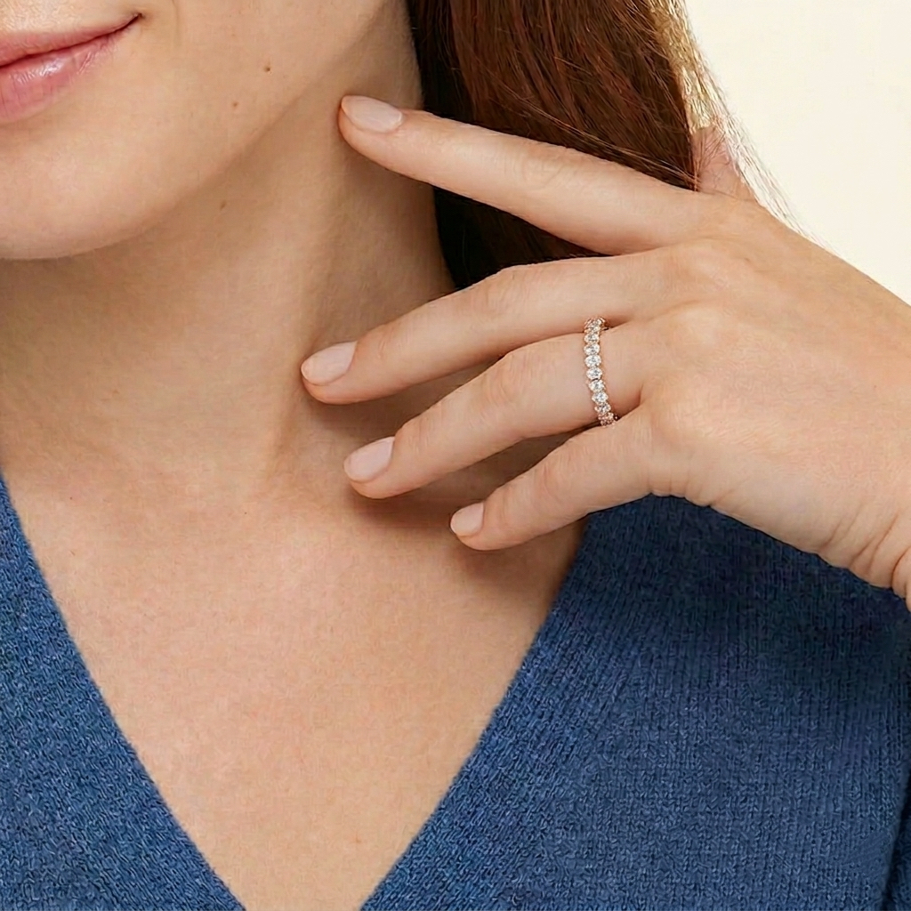 Milestone Band—Adorn Ring | Oval Diamond Eternity
