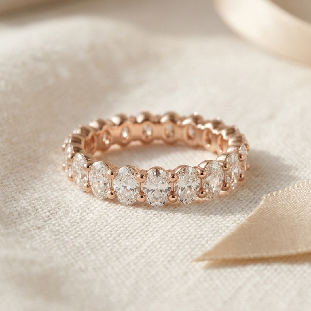 Milestone Band—Adorn Ring | Oval Diamond Eternity