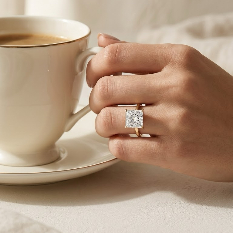Radiate—Adorn Ring | Solitaire Princess Diamond