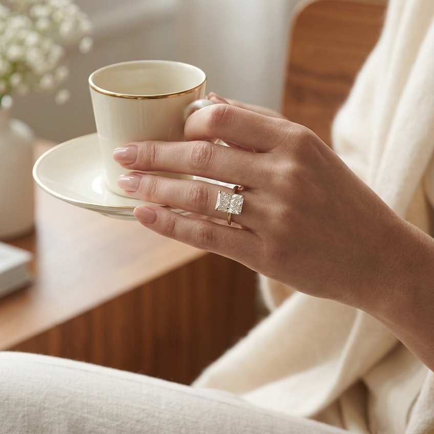 Radiate—Adorn Ring | Solitaire Radiant Diamond