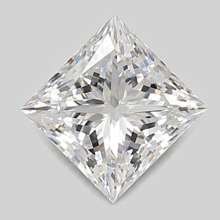 Radiate—Adorn Ring | Princess-Cut Lab-Grown Diamond | Solitaire Diamonds Ring in 18K Rose Gold