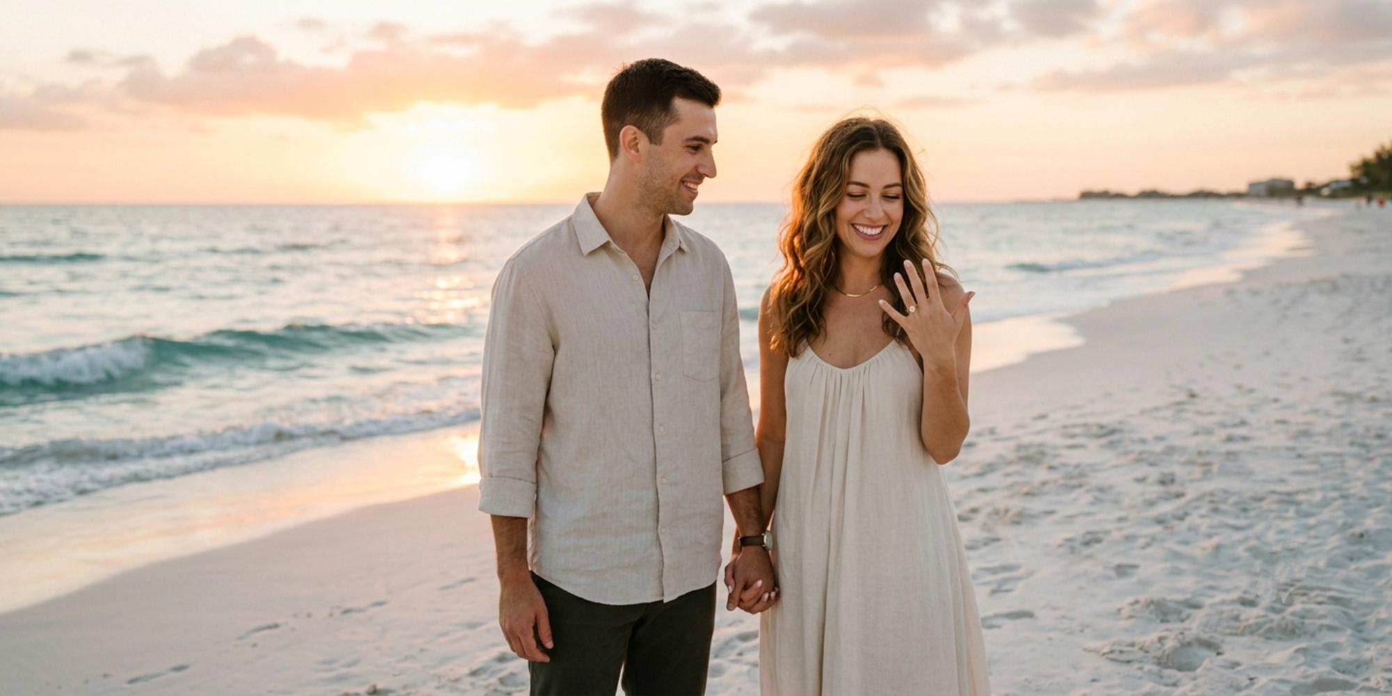 Pear cut engagement ring