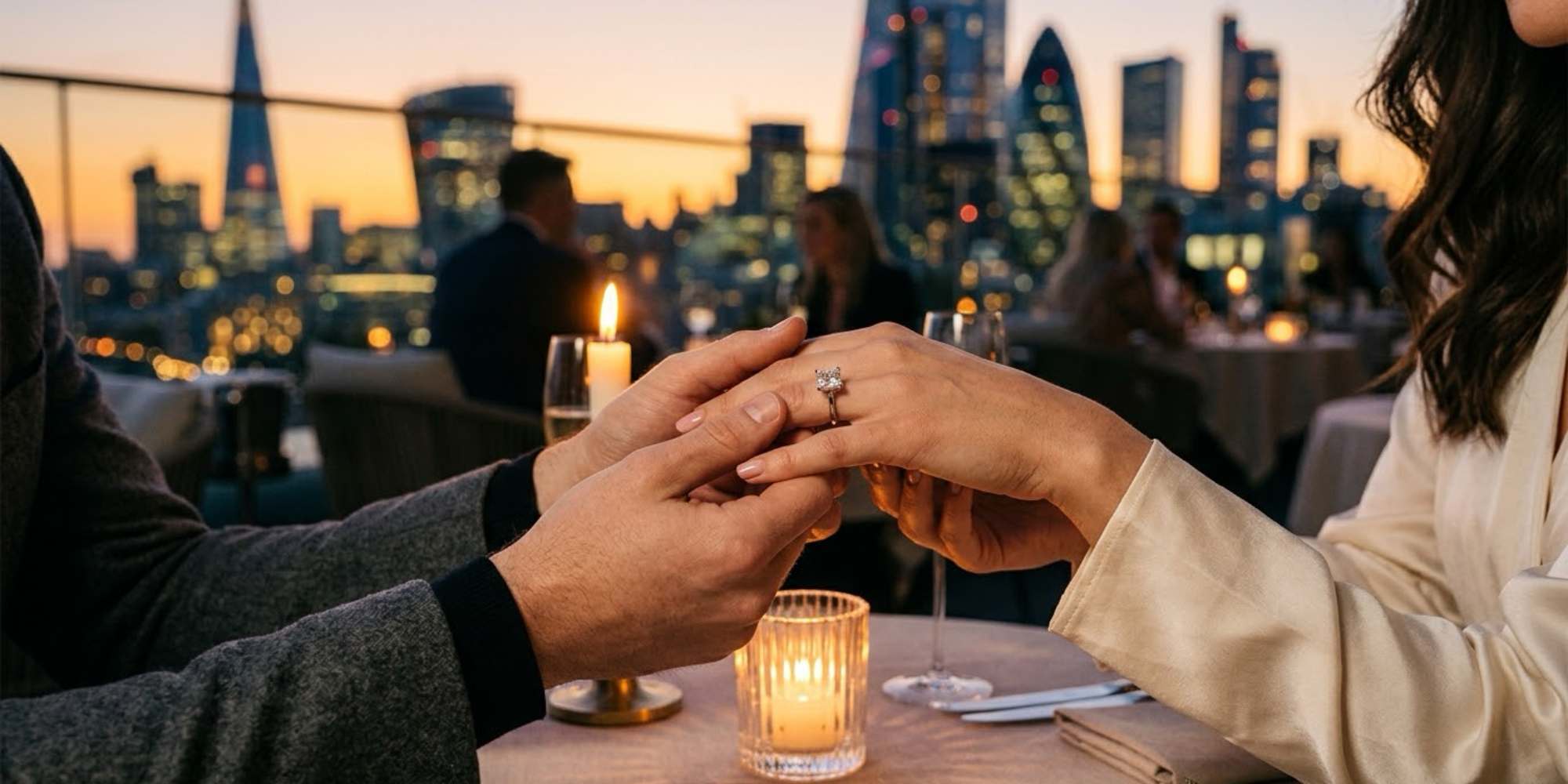 Princess cut engagement ring