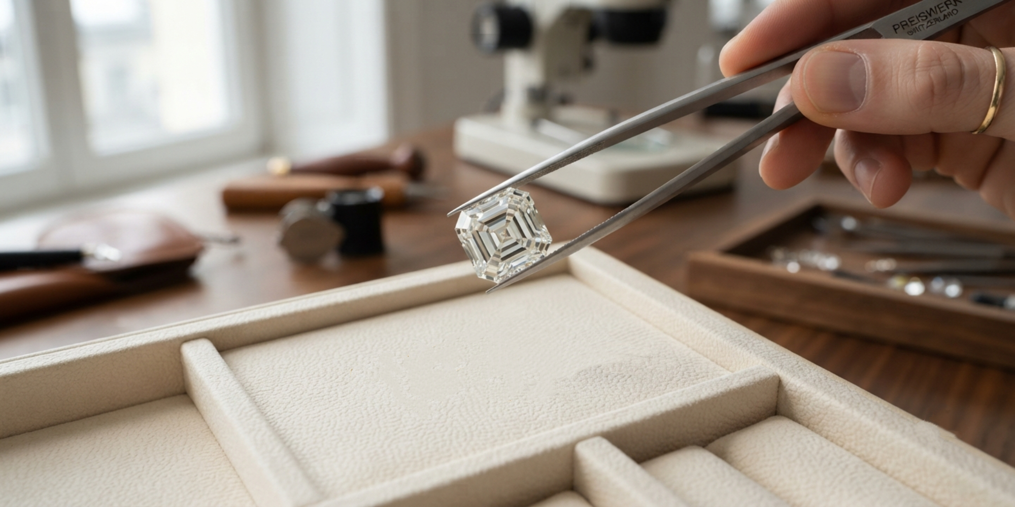 IGI certified Asscher lab diamond