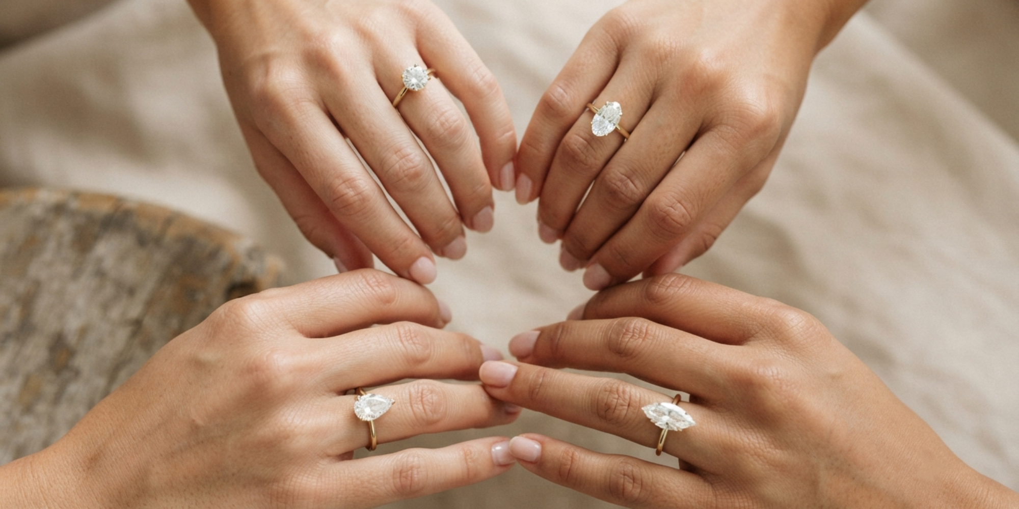 Engagement ring diamond shapes