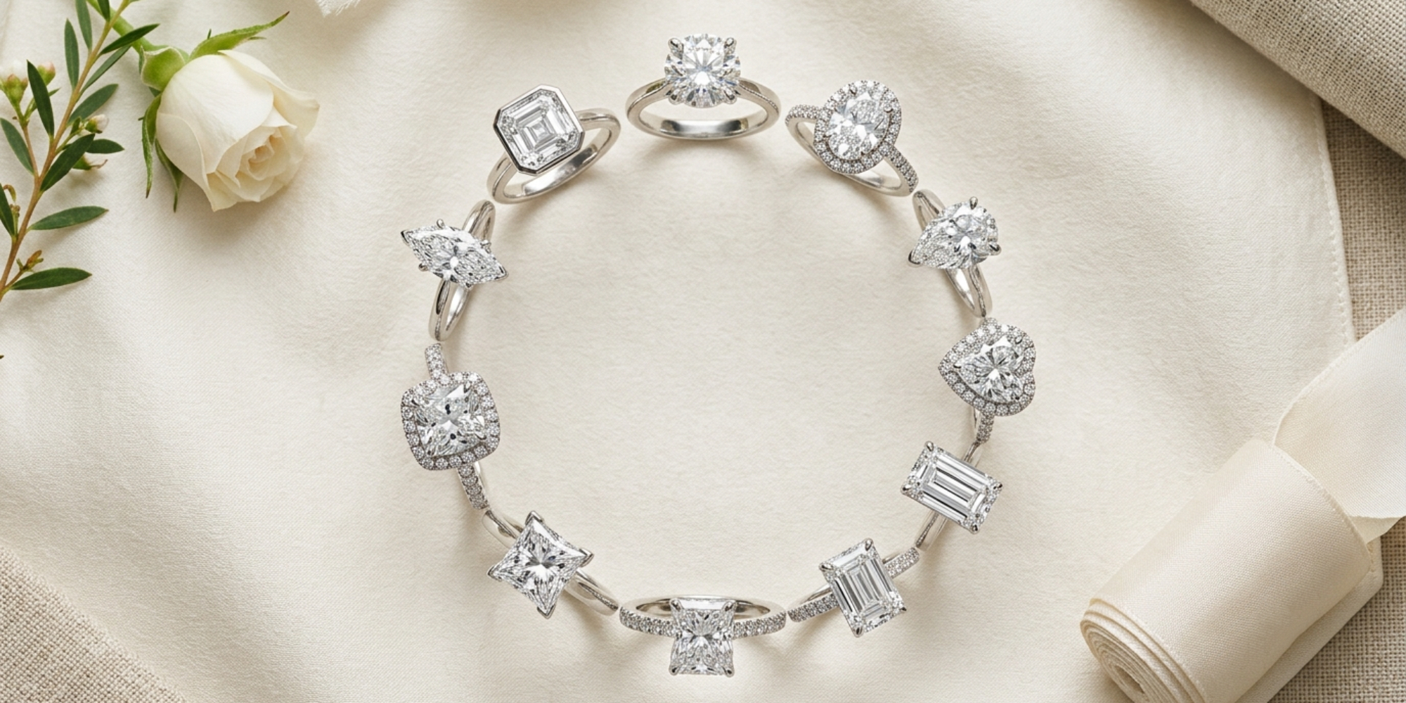 lab-grown diamond engagement rings