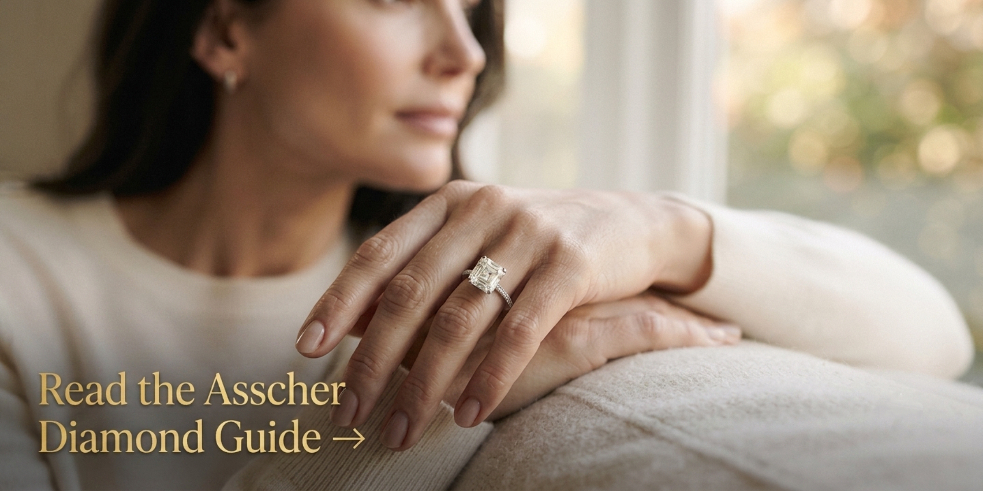 Asscher Diamond Ring