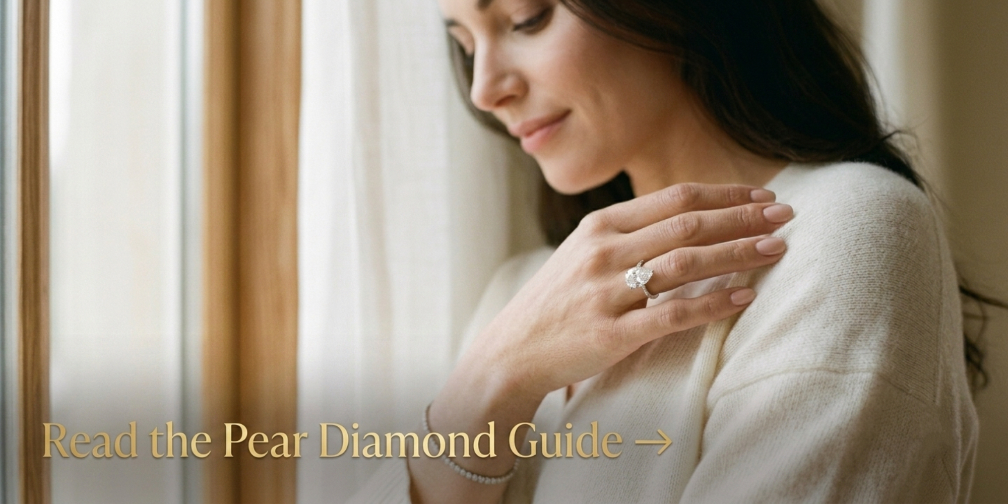 Pear Diamond Ring