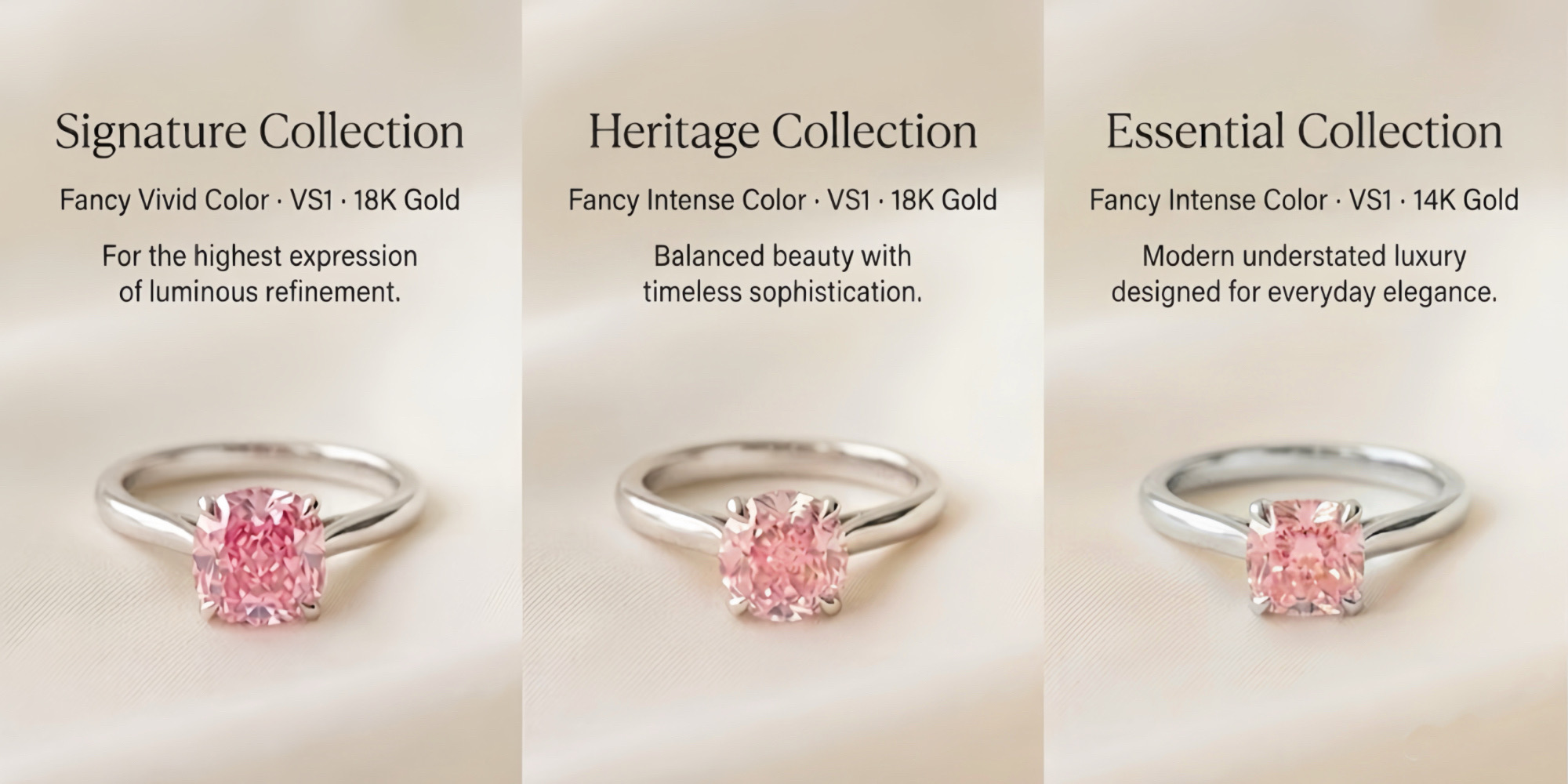 Fancy color diamond artistry