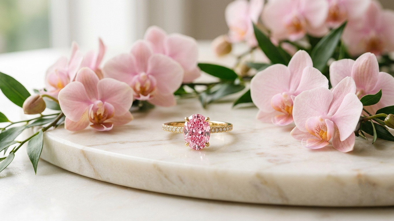 pink diamond ring