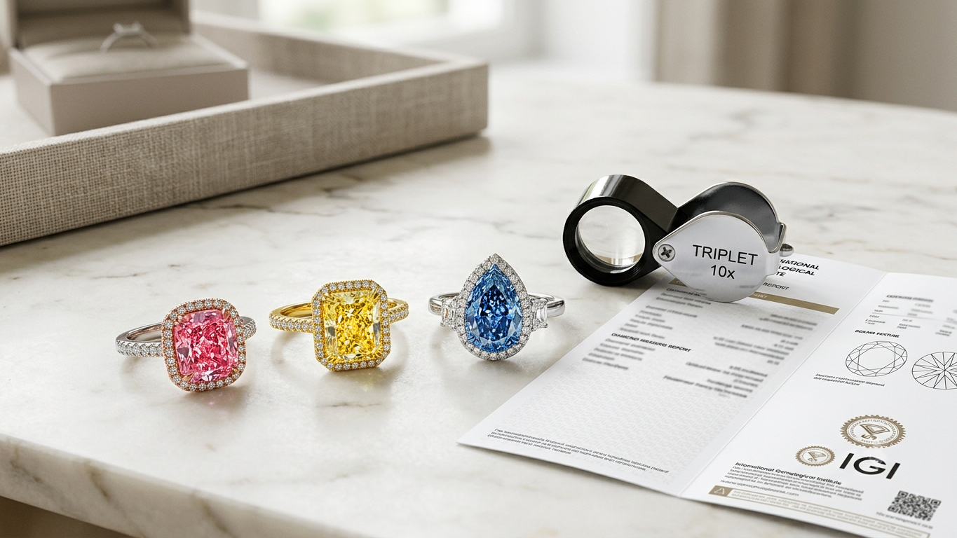 fancy color diamond grading
