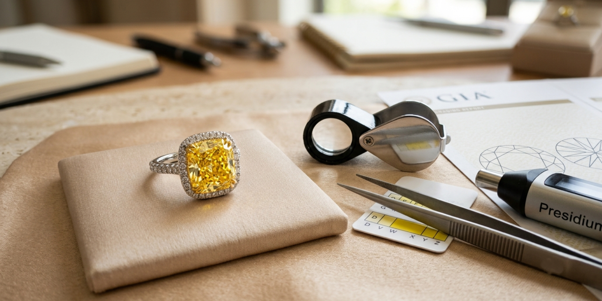 diamond color saturation