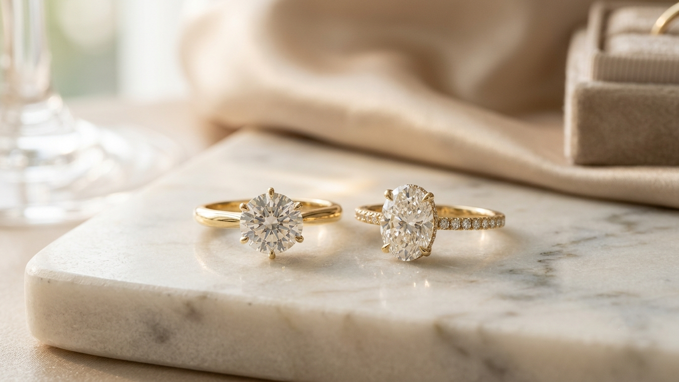round vs oval diamond