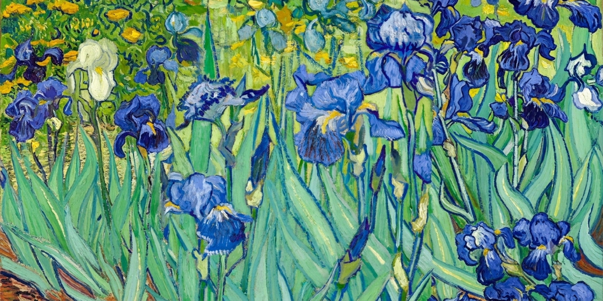 Inspired by Vincent van Gogh’s Irises