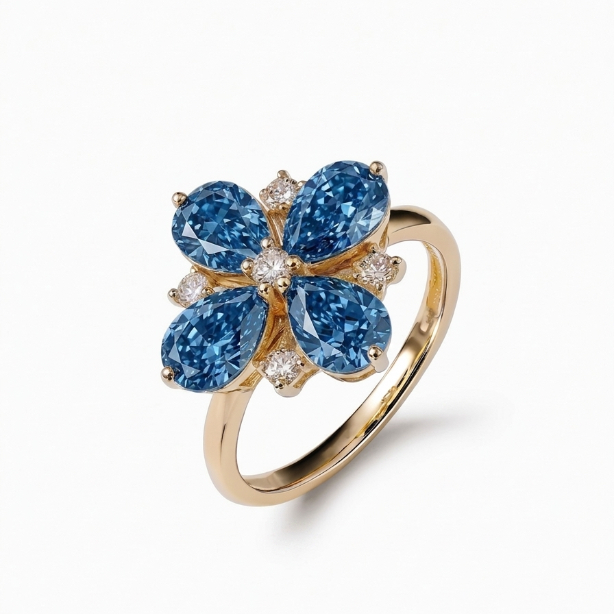 Masterwork | Azure Iris | The Blue Bloom Inspired by Vincent van Gogh’s Irises