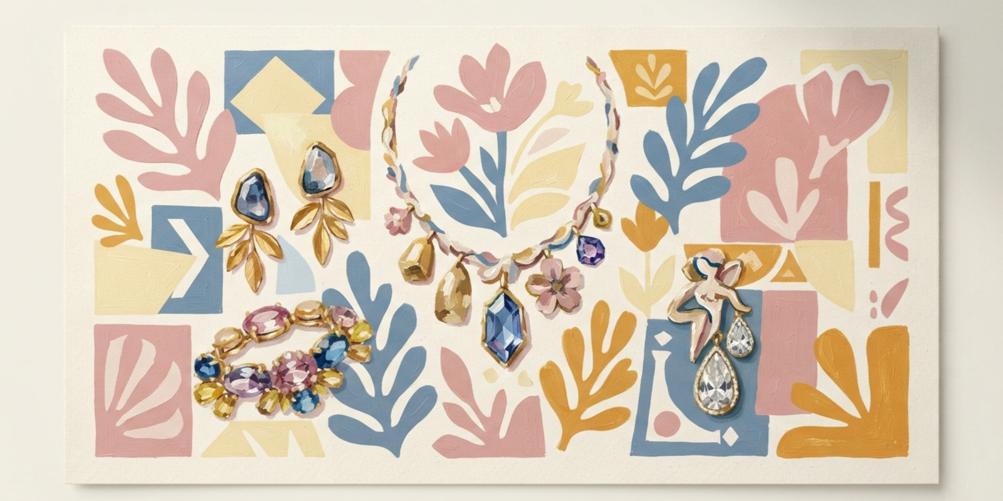 Art inspired jewelry