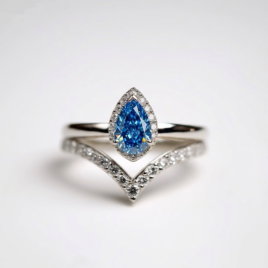 Masterwork | Aube | The Blue Teardrop Inspired by Claude Monet’s Impression · Sunrise