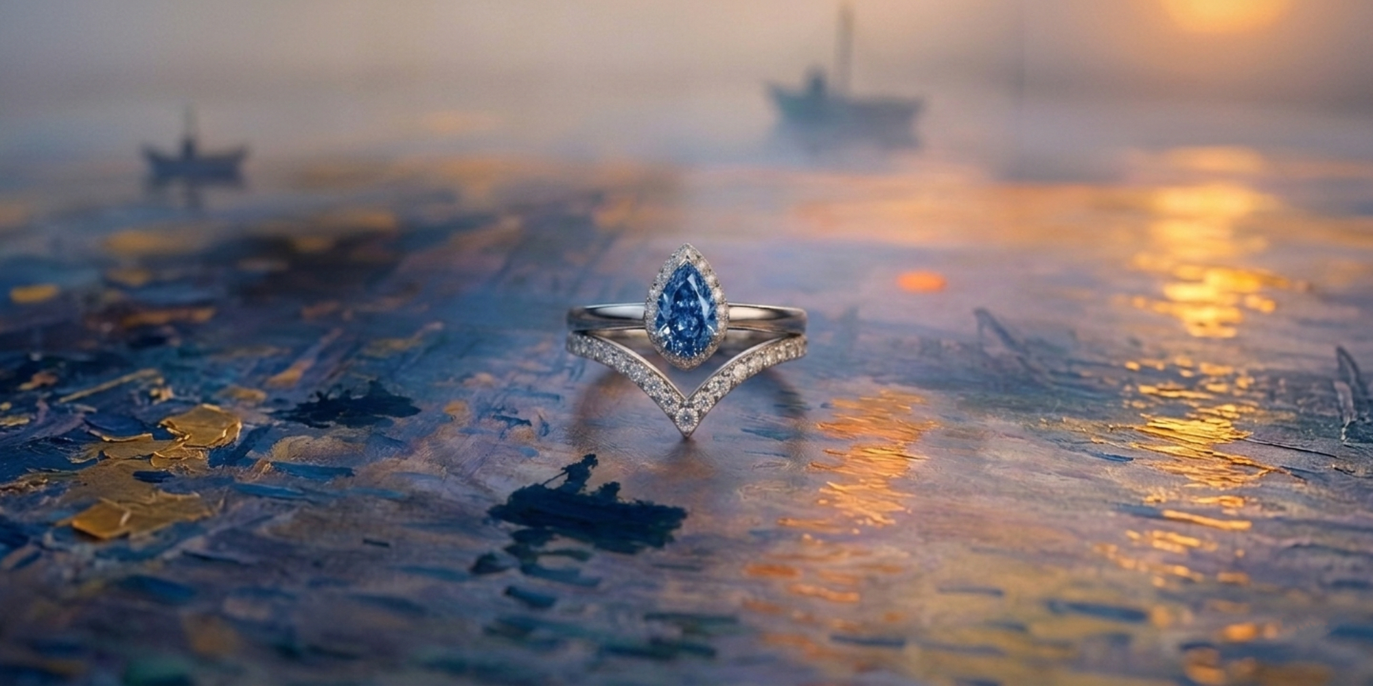blue diamond jewelry