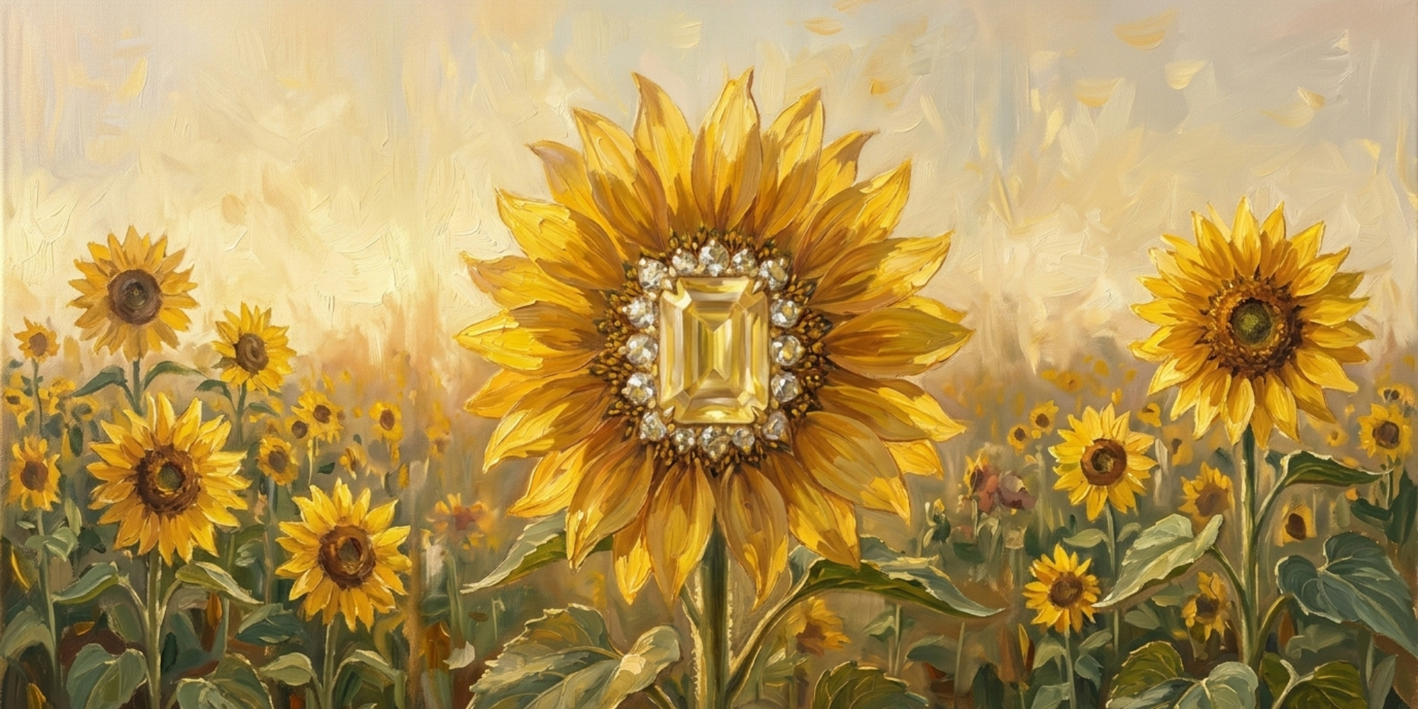 Yellow diamond ring
