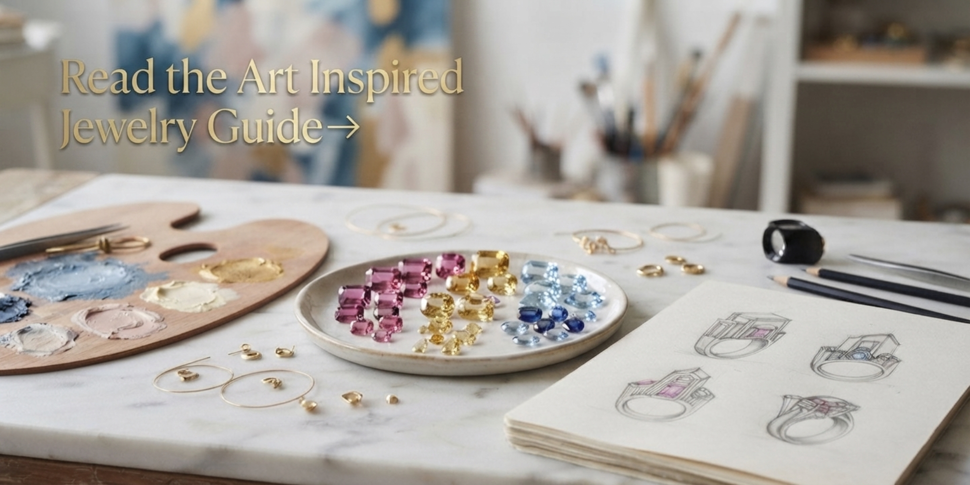 Art inspired jewelry