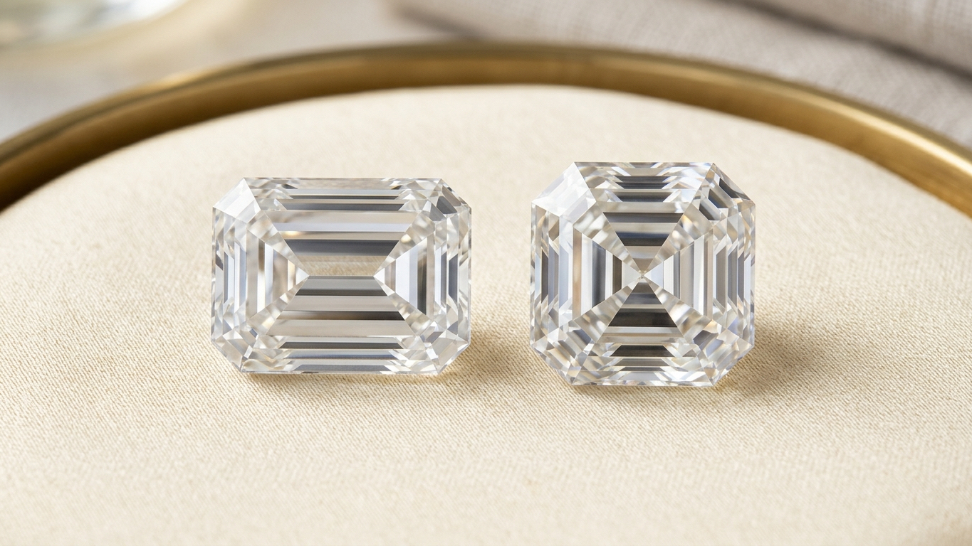 emerald cut diamond windowing