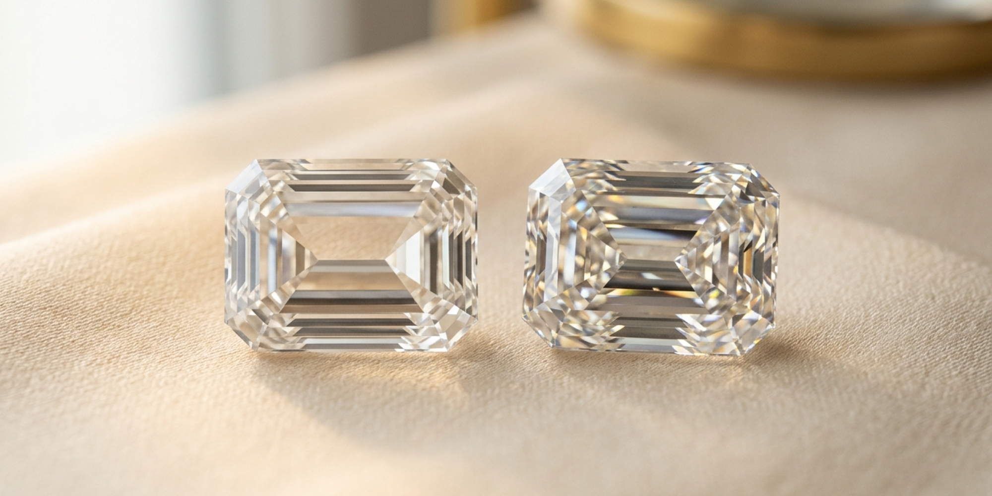 emerald cut diamond windowing