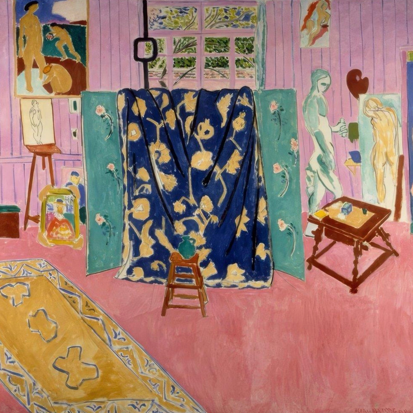 Masterwork | Lumina | The Pink Star Inspired by Henri Matisse’s The Pink Room