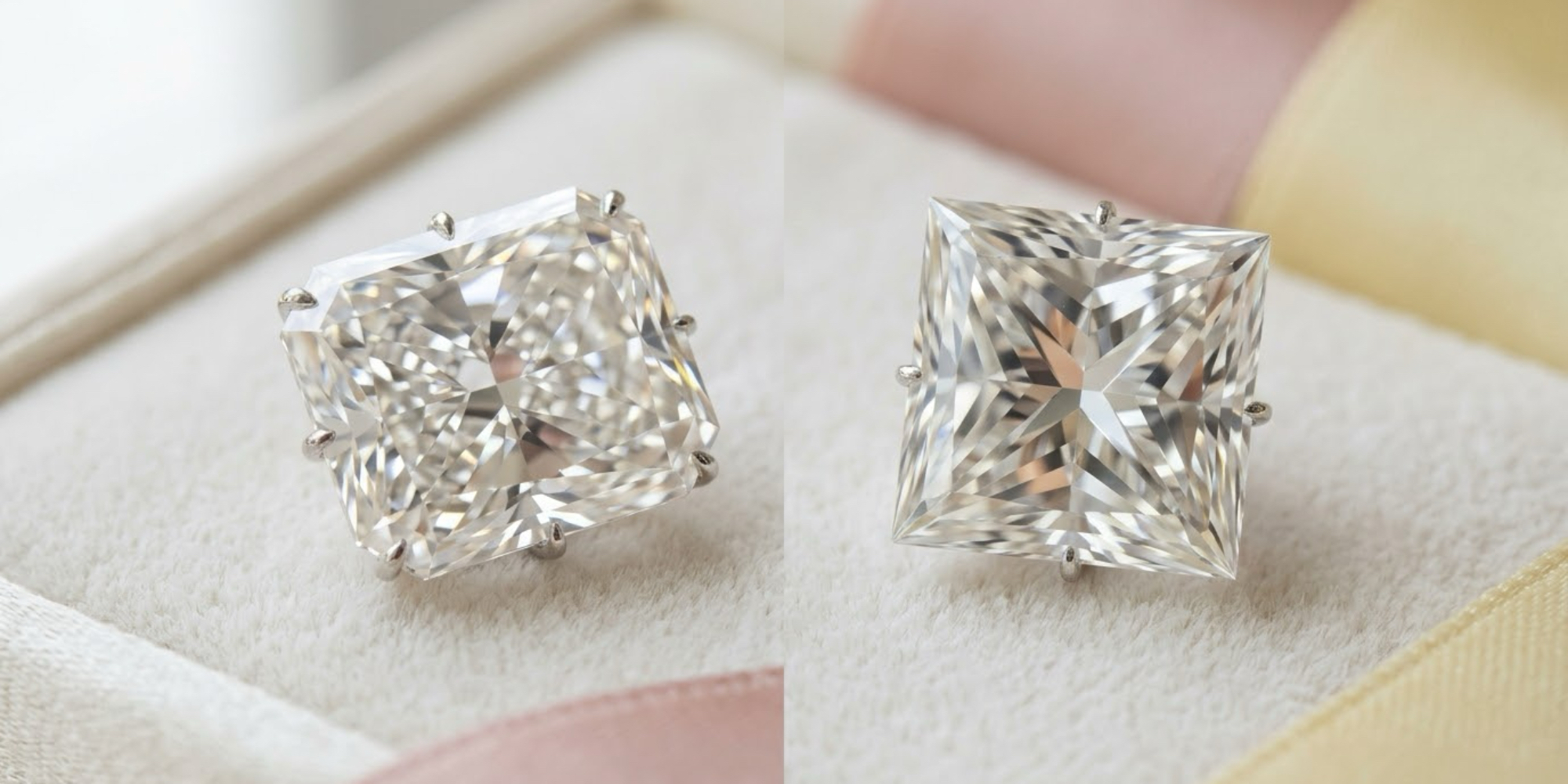 radiant vs princess diamond size