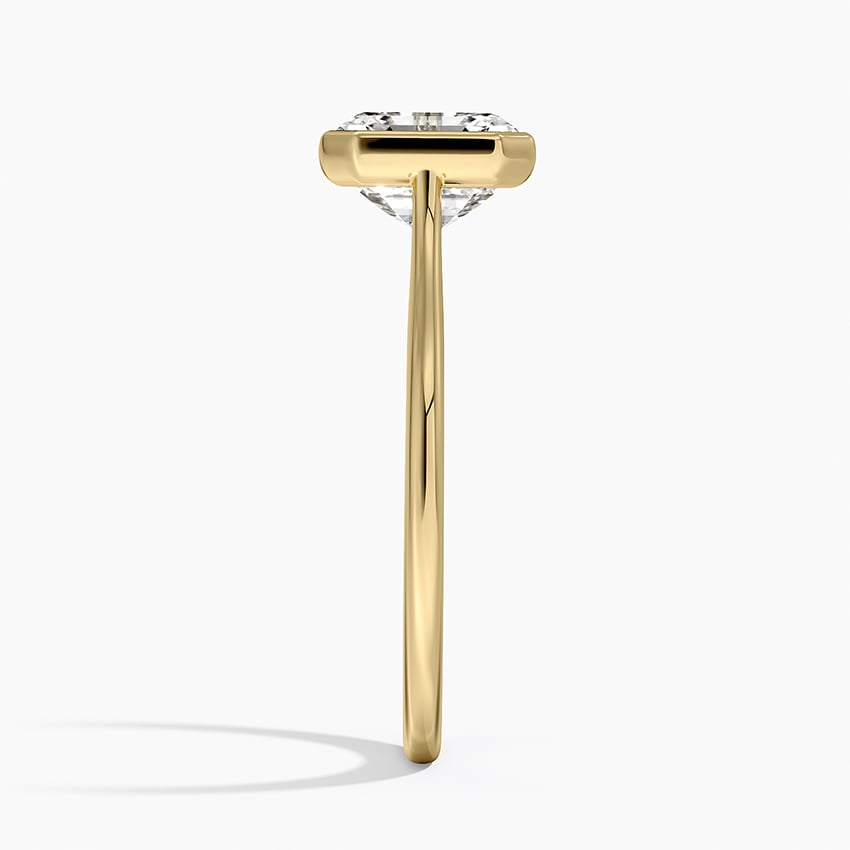 Ascend—Crowned Still Ring | Asscher Diamond in Bezel