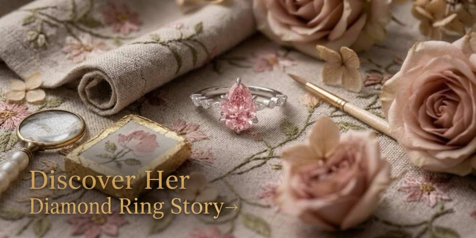 Pink Diamond Ring