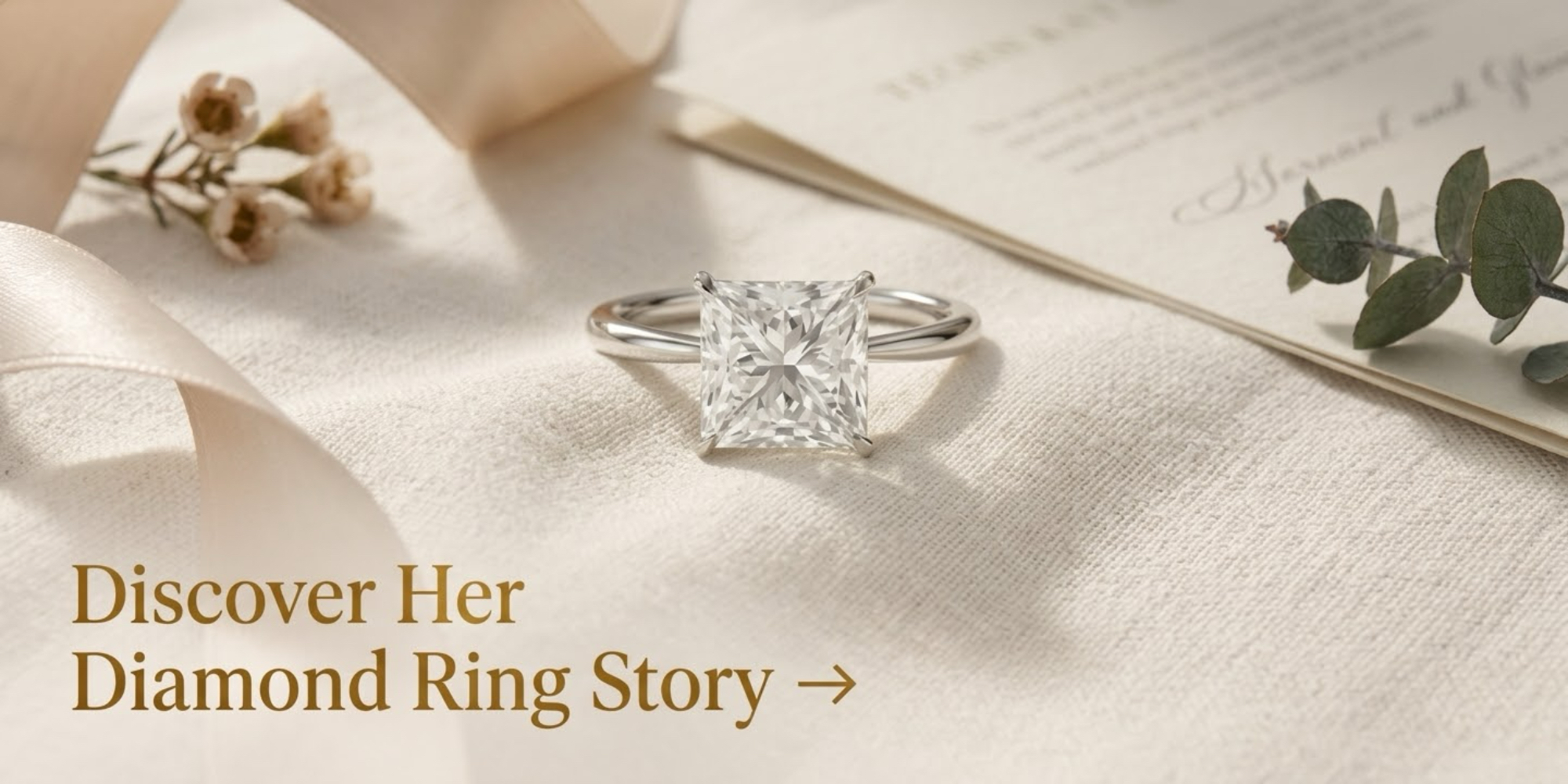 Princess cut diamond ring