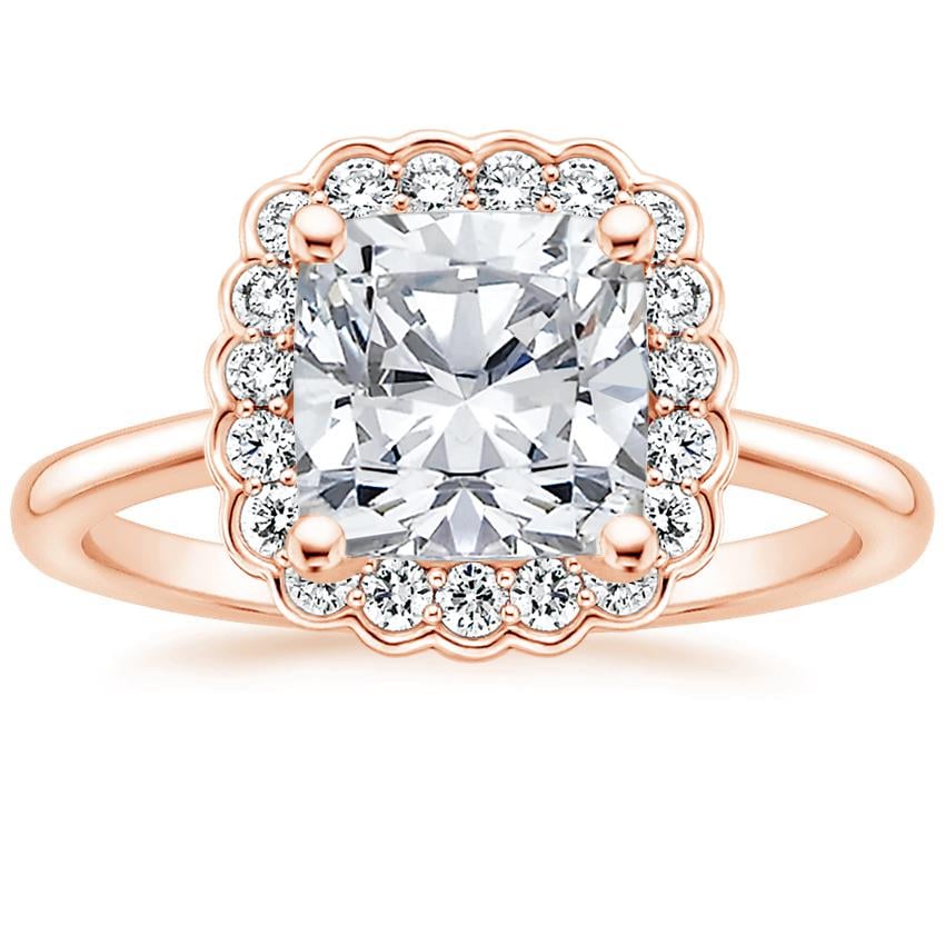 Ascend—Adorn Ring | Cushion Diamond in Floral Halo