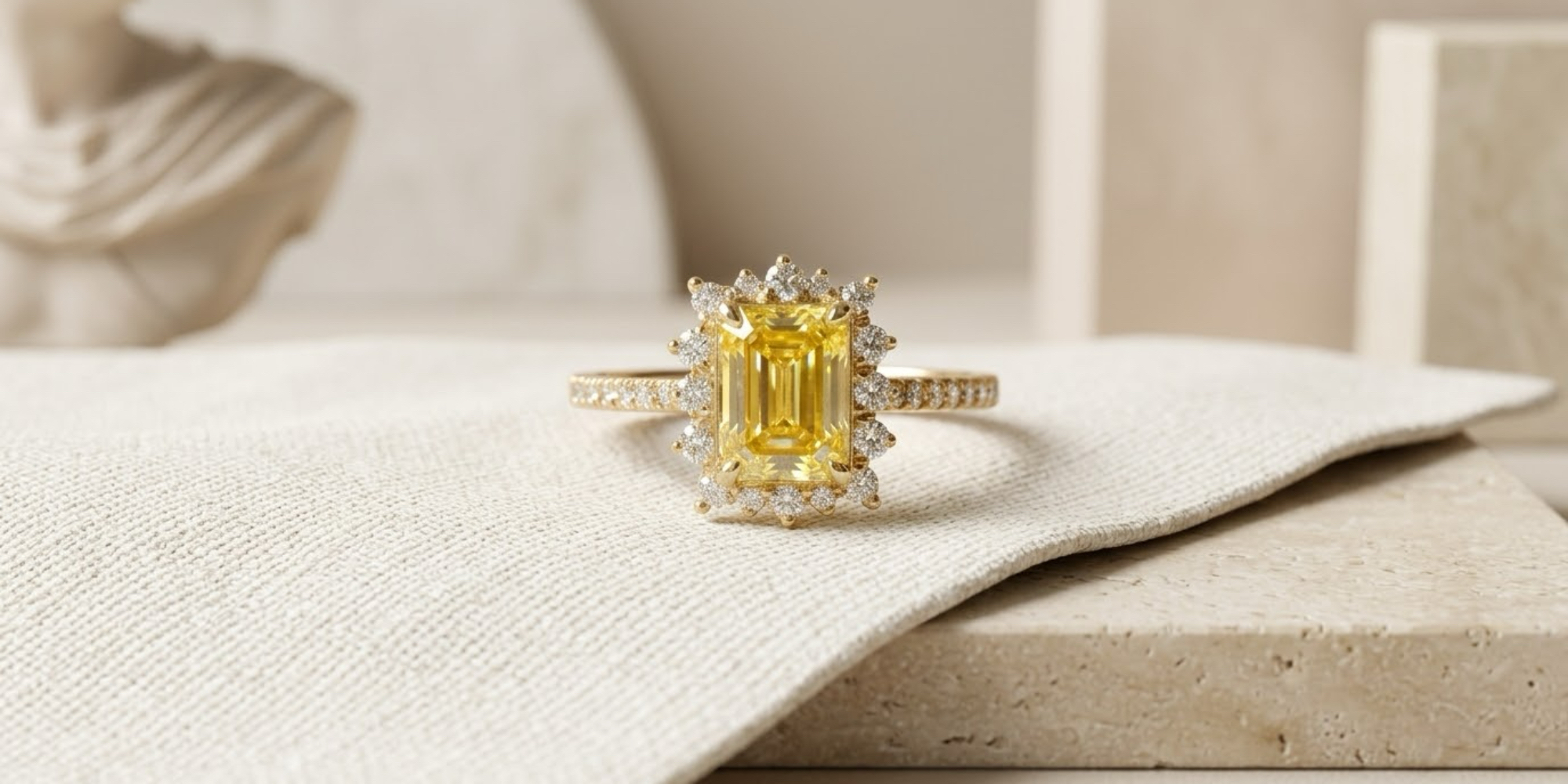 Yellow Diamond Ring