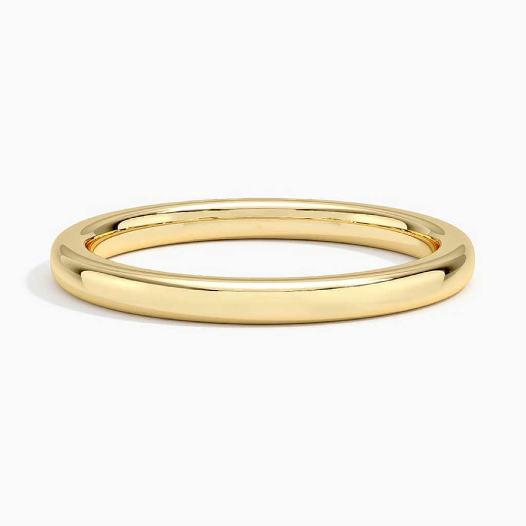 Plain Gold Ring | Bespoke Fine Jewelry | Her Crown