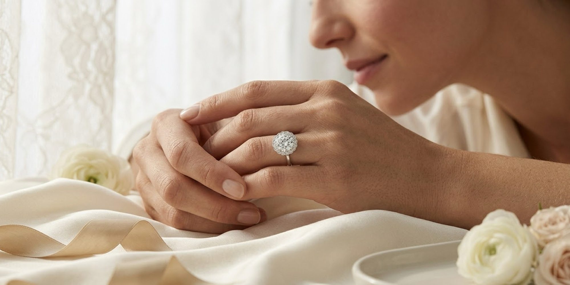 Halo Diamond Ring